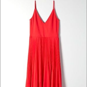 Aritzia Wilfred Daphnee Dress Red